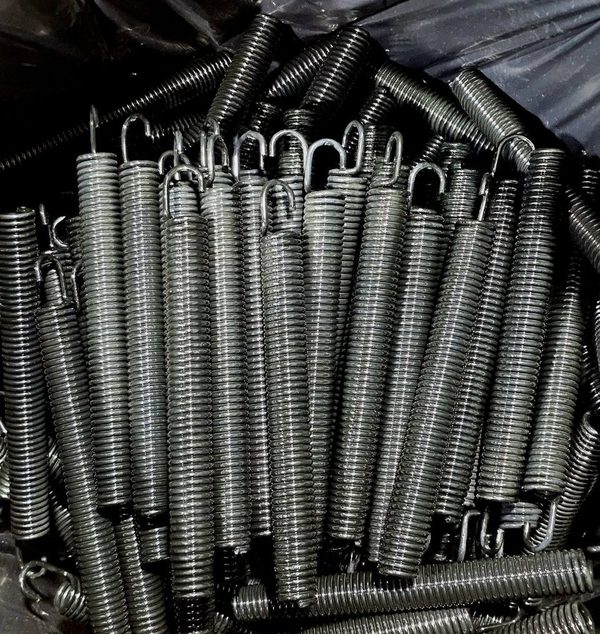Black oxide finished springs