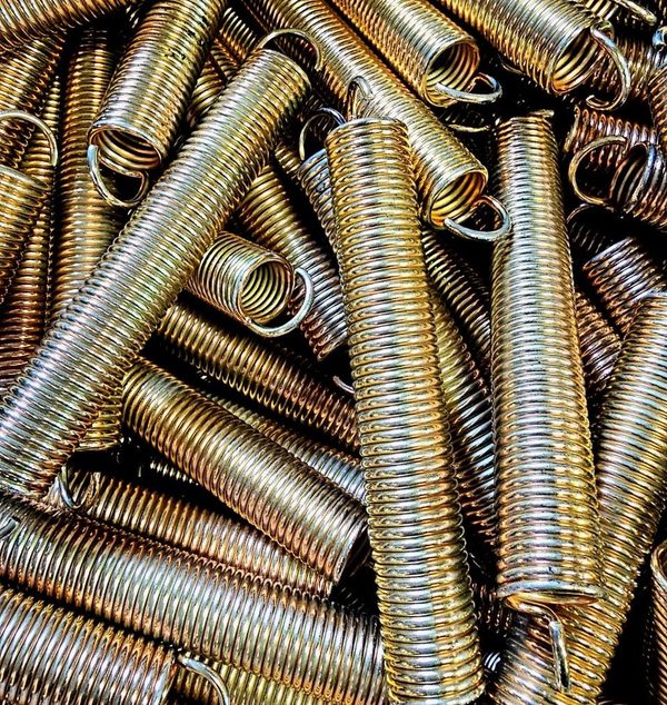 Tri yellow finished springs